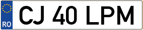 Truck License Plate